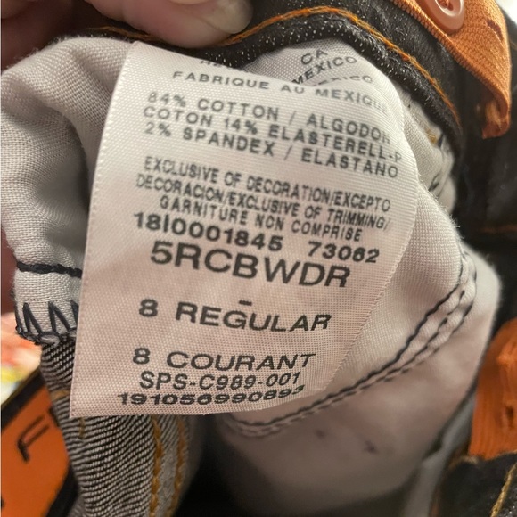 BOYS WRANGLER STRAIGHT JEANS SIZE 8 REGULAR - Picture 5 of 5